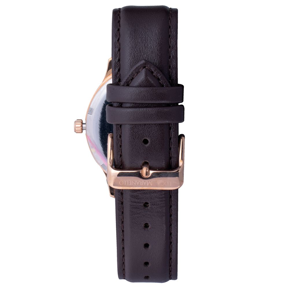 Luca Maranello Brown Leather Dress Watch | Regal Royce