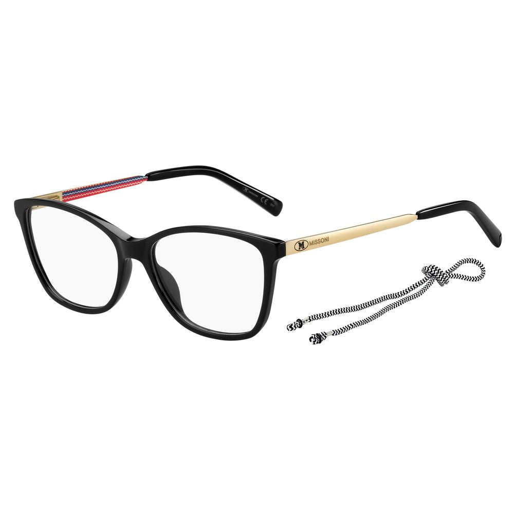 M Missoni Black Acetate Glasses (Frames) | Regal Royce