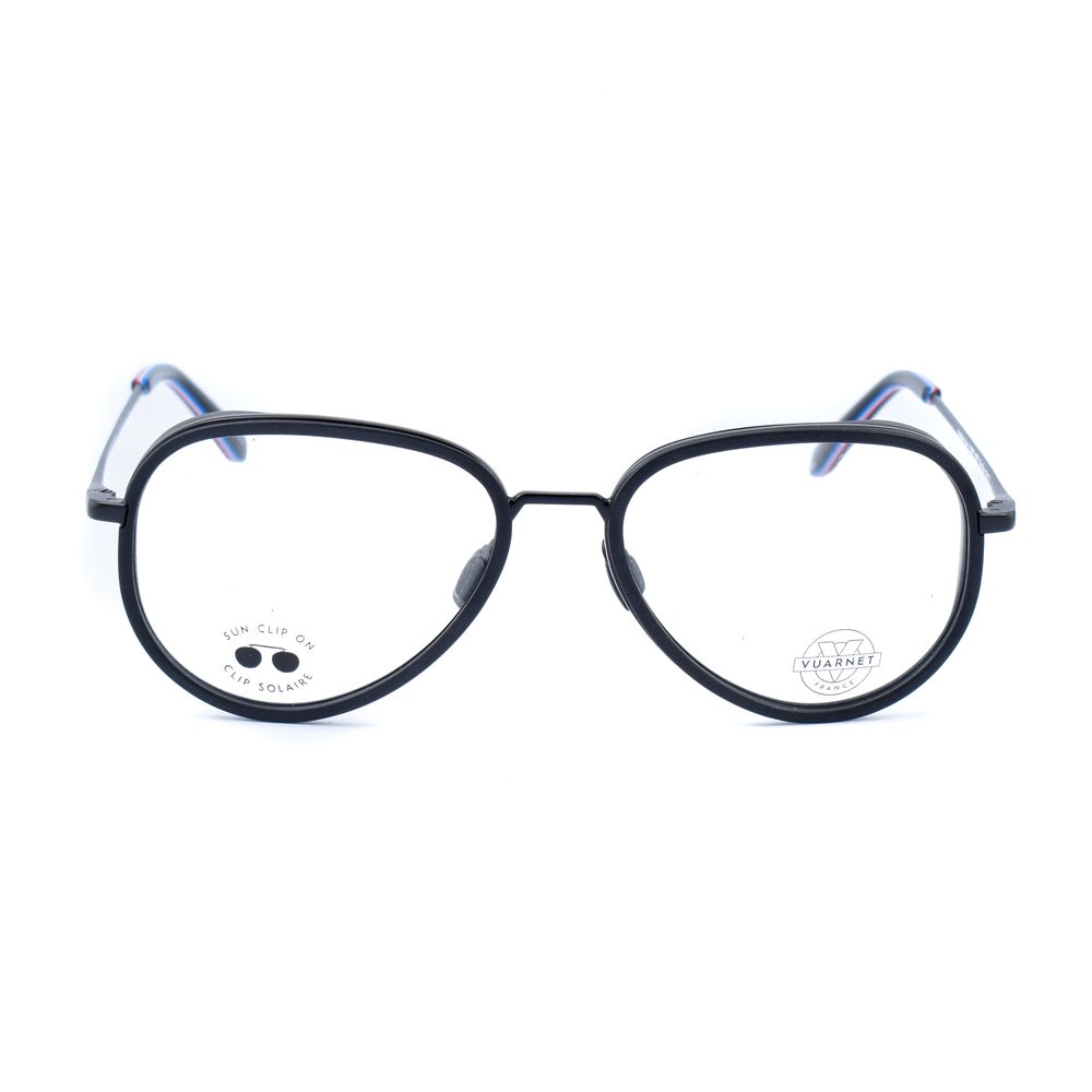 Vuarnet Black Stainless Steel Glasses (Frames) | Regal Royce