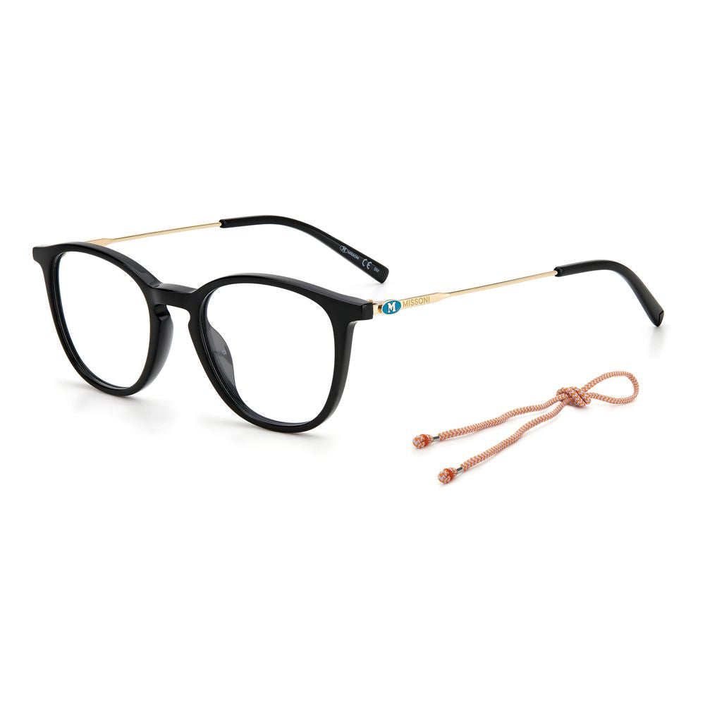 M Missoni Black Acetate Glasses (Frames) | Regal Royce