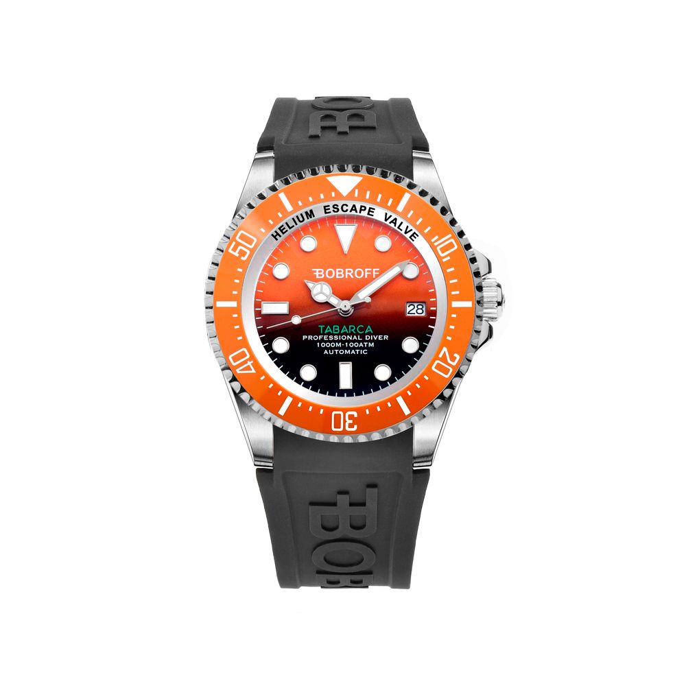 Bobroff Black Rubber Sport Watch | Regal Royce
