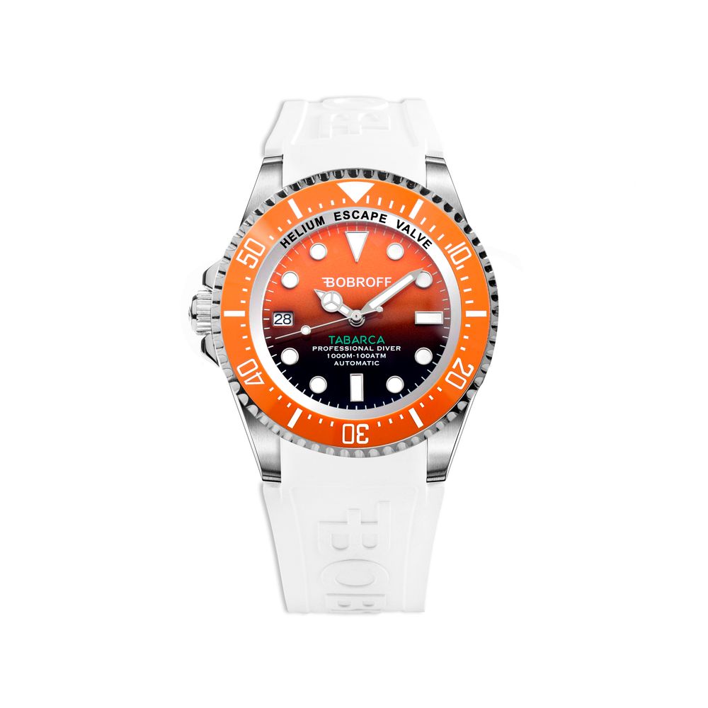 Bobroff White Rubber Sport Watch | Regal Royce