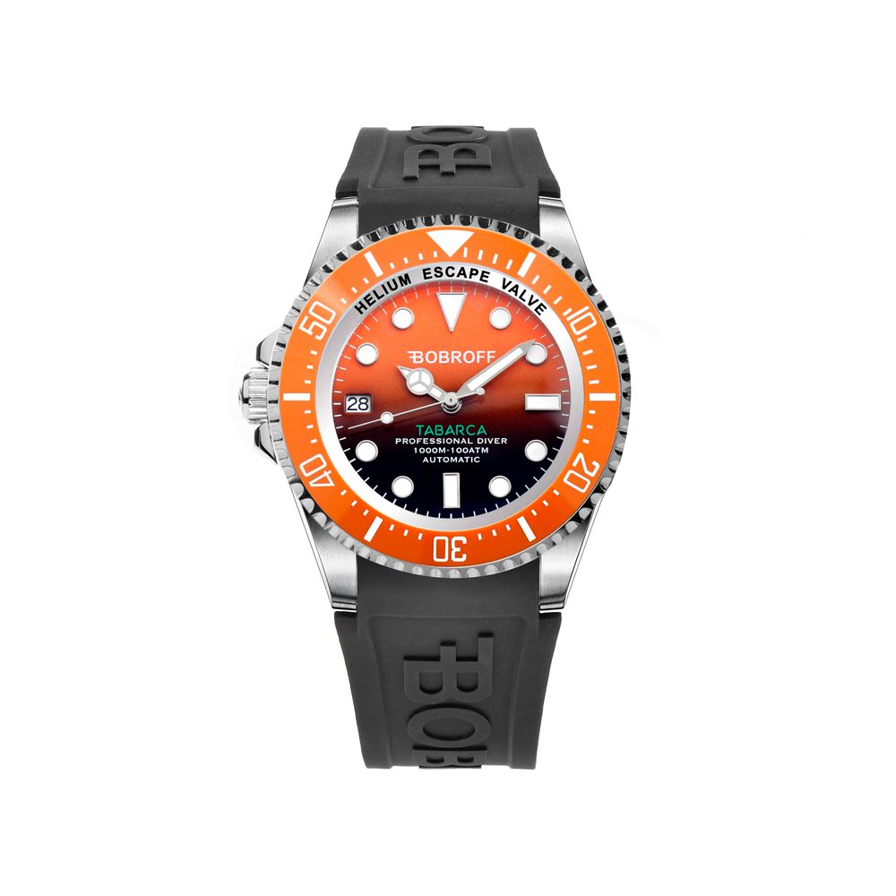 Bobroff Black Rubber Sport Watch | Regal Royce