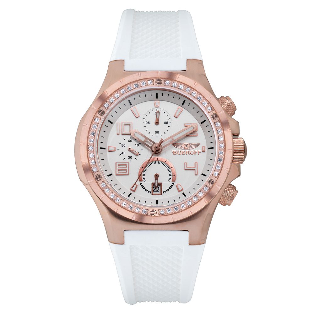 Bobroff White Rubber Bracelet Watch | Regal Royce