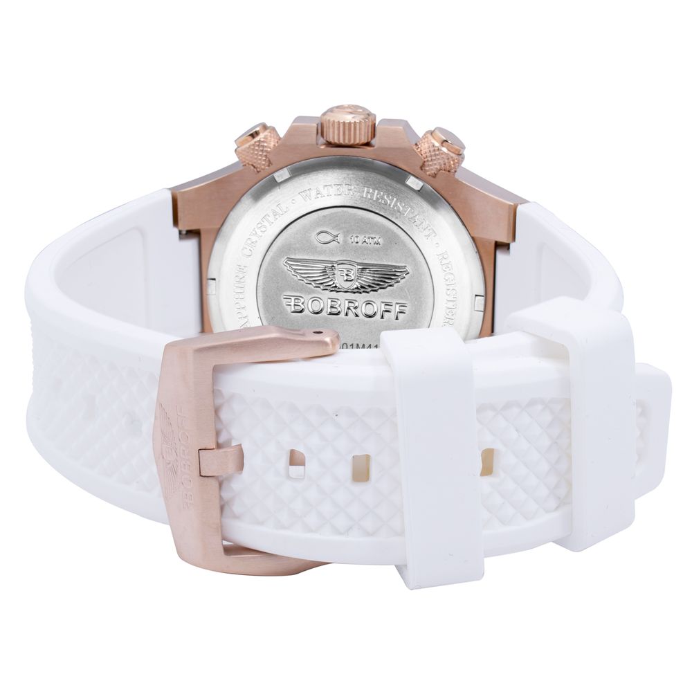 Bobroff White Rubber Bracelet Watch | Regal Royce