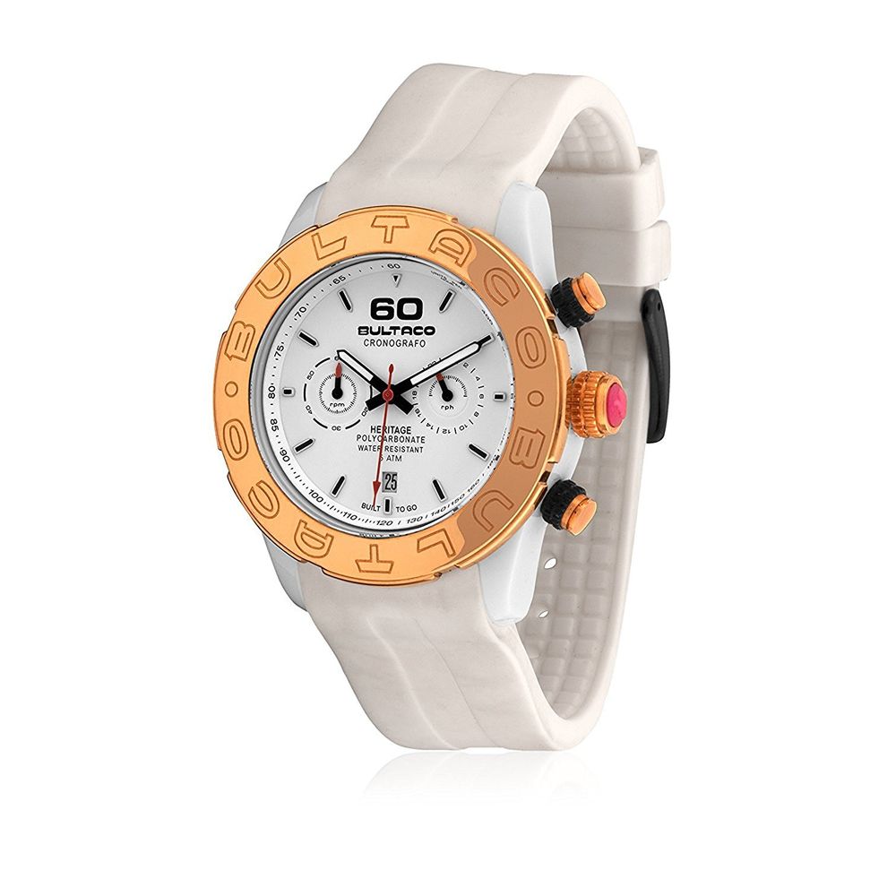 Bultaco White Rubber Sport Watch | Regal Royce