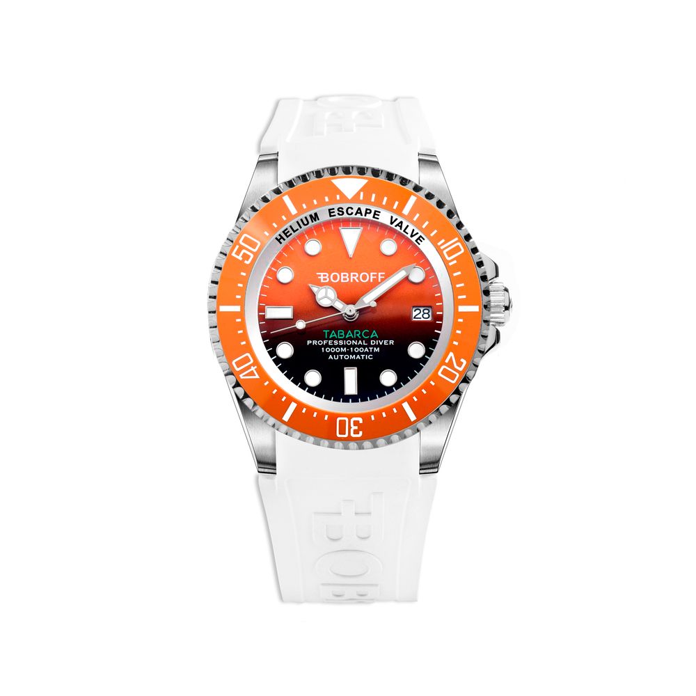 Bobroff White Rubber Sport Watch | Regal Royce