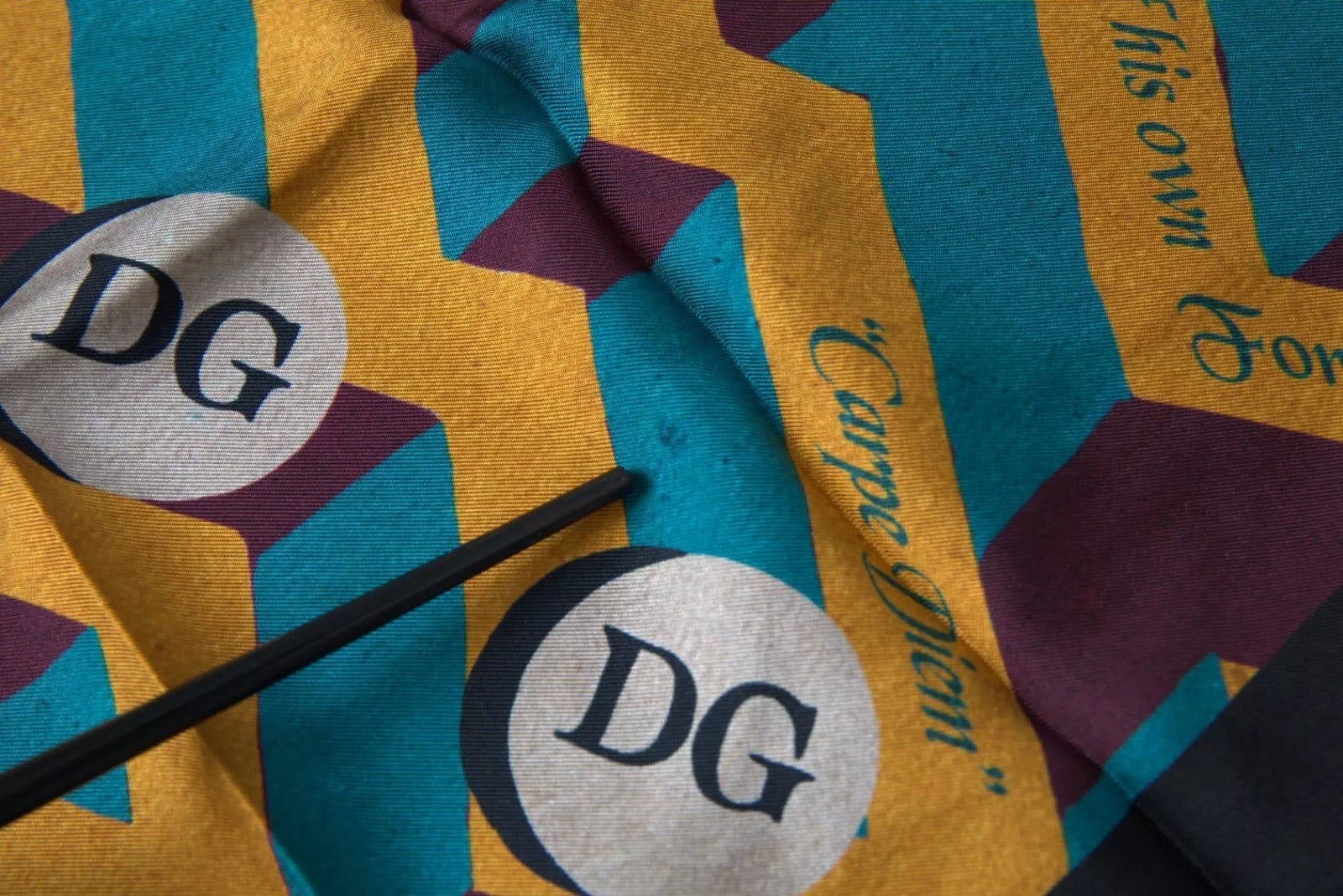 Dolce & Gabbana Multicolor Printed Square Handkerchief Scarf | Regal Royce