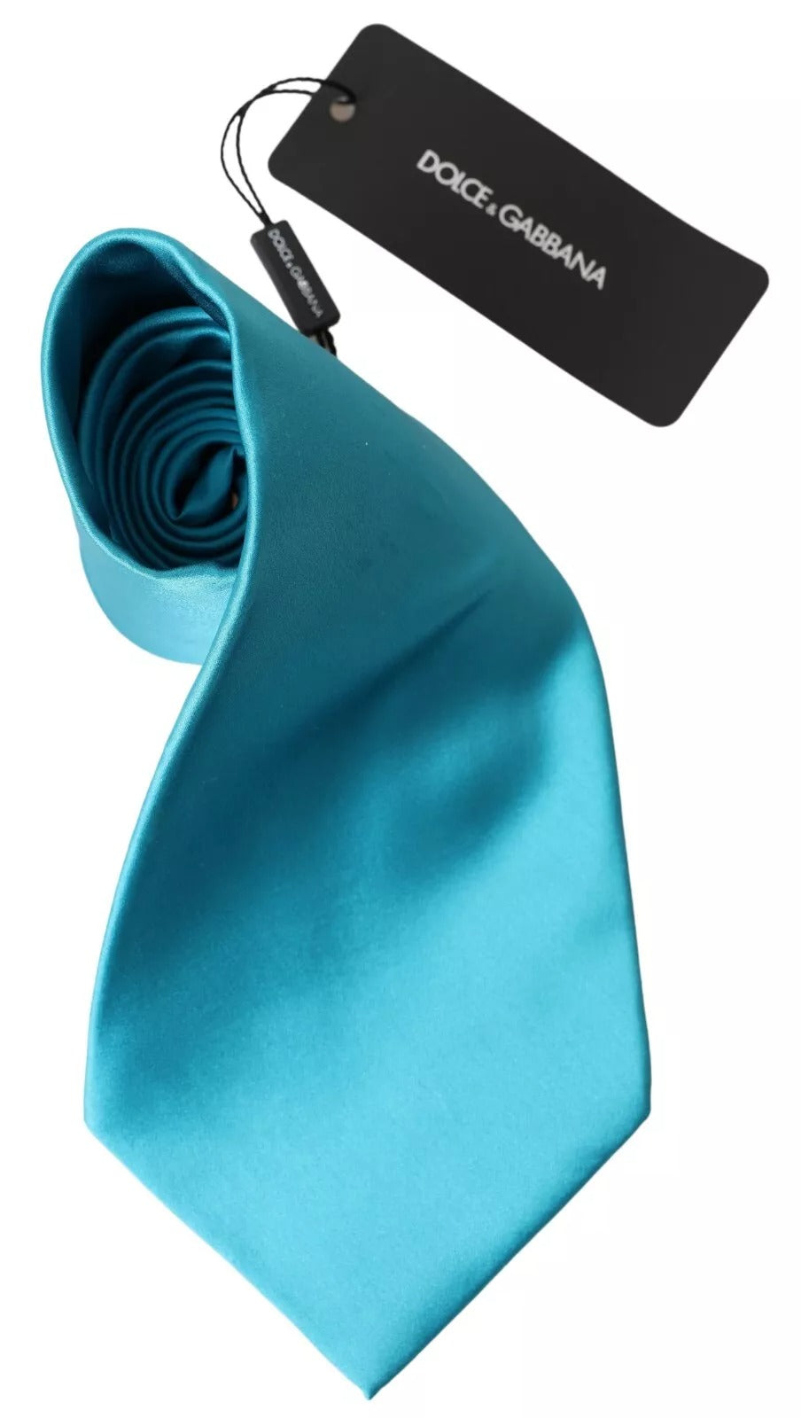 Dolce & Gabbana Light Blue 100% Silk Wide Mens Necktie | Regal Royce
