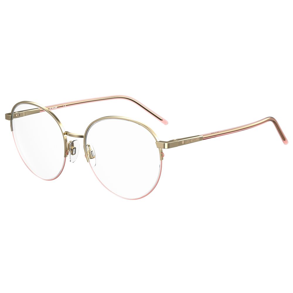 Love Moschino Rose Gold Metal Glasses (Frames) | Regal Royce