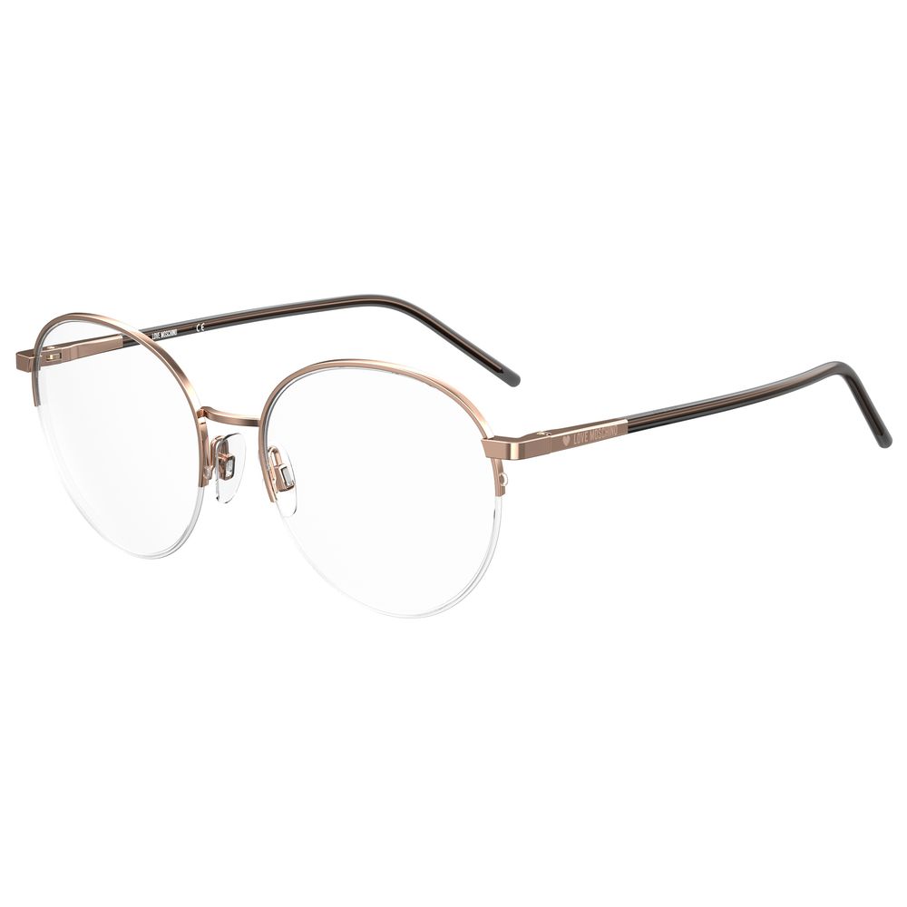 Love Moschino Gold Metal Glasses (Frames) | Regal Royce