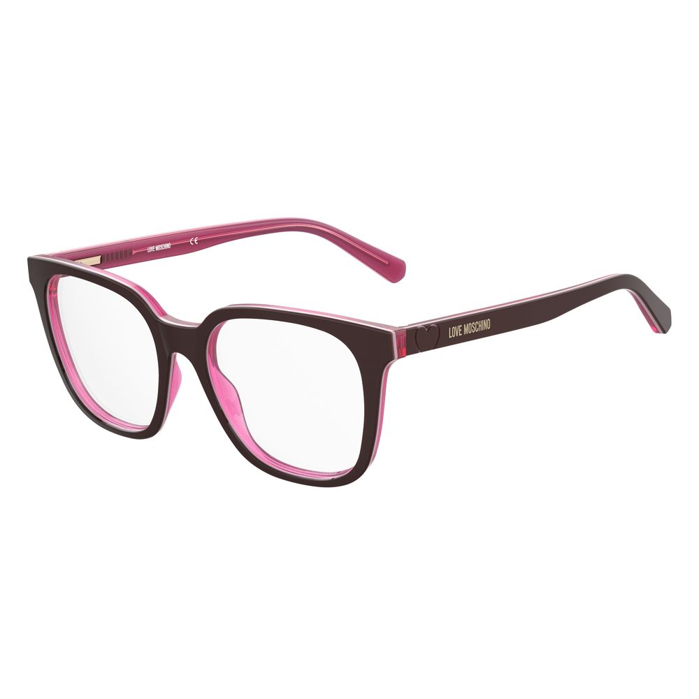 Love Moschino Burgundy Acetate Glasses (Frames) | Regal Royce
