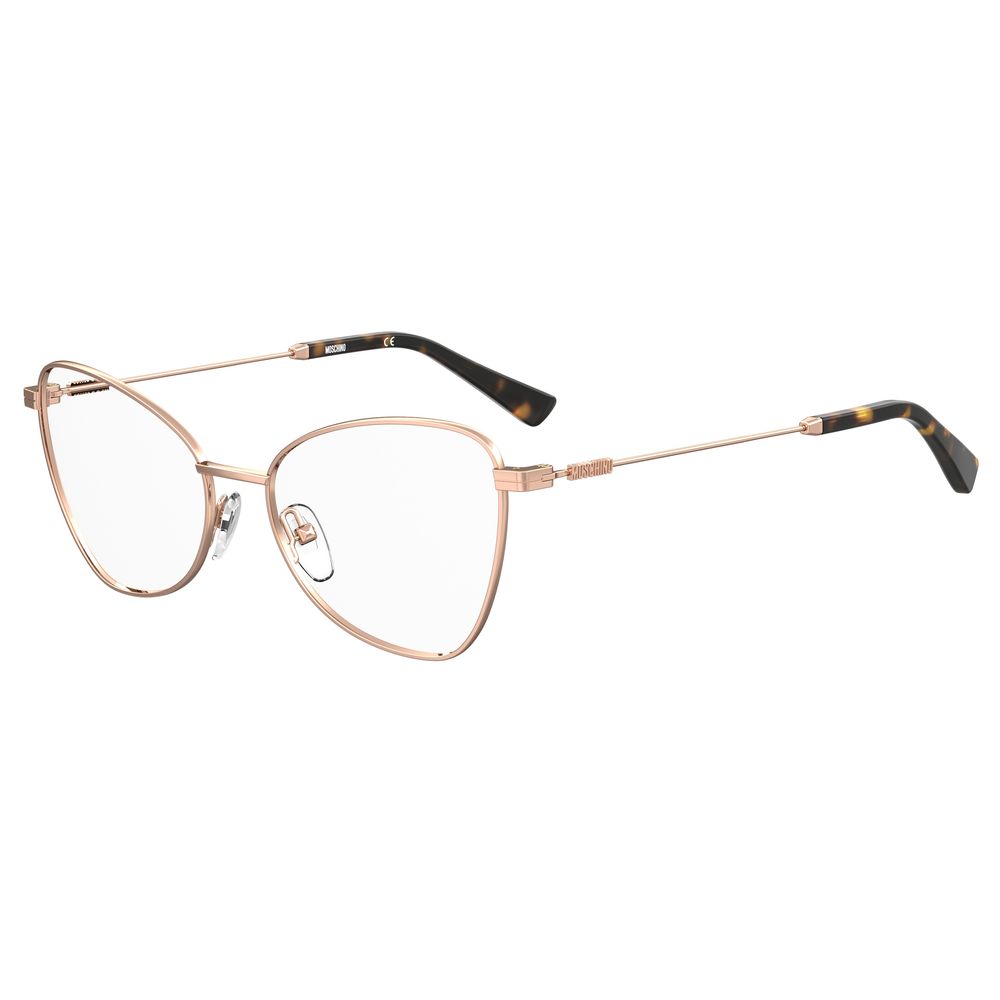 Moschino Gold Metal Glasses (Frames) | Regal Royce