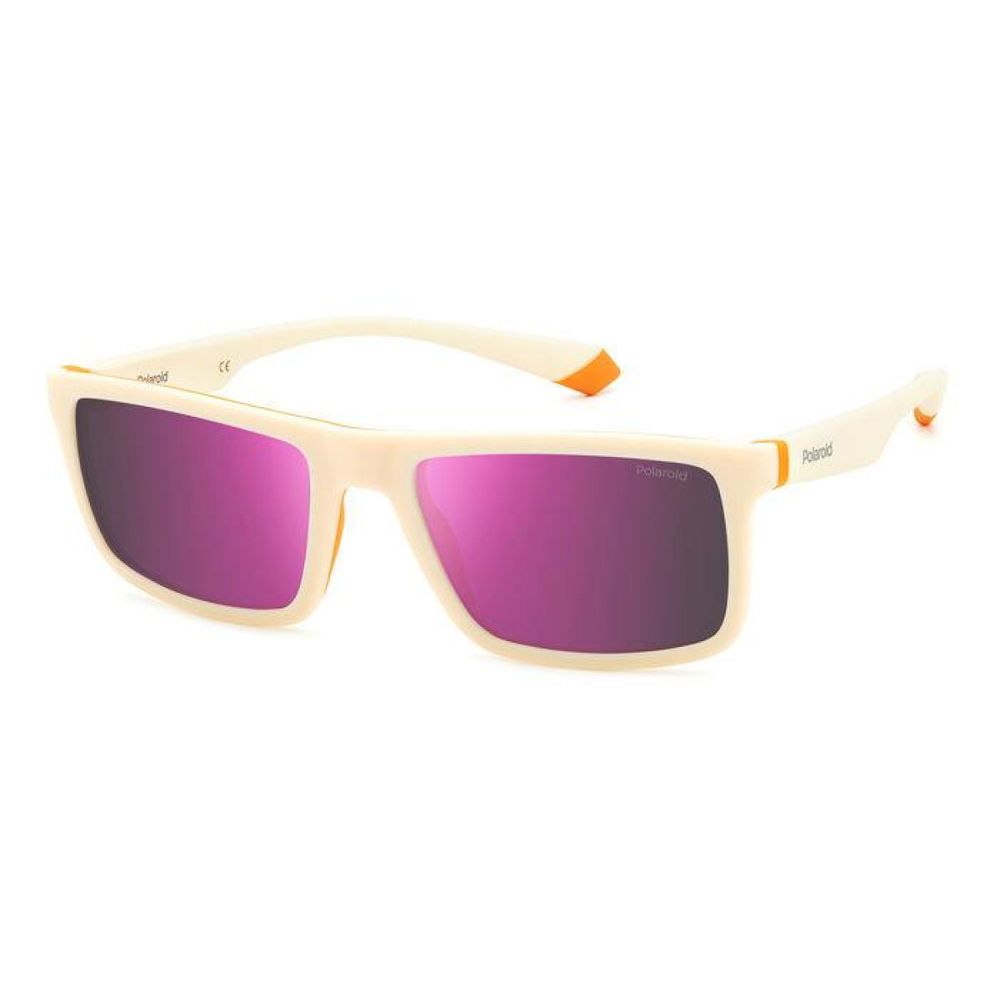 Polaroid White Rubber Sunglasses | Regal Royce