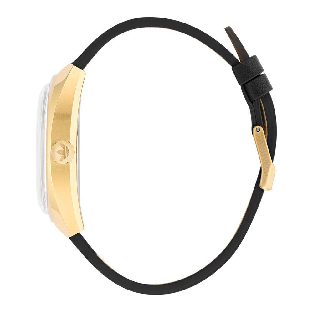 Adidas Black Leather Dress Watch | Regal Royce