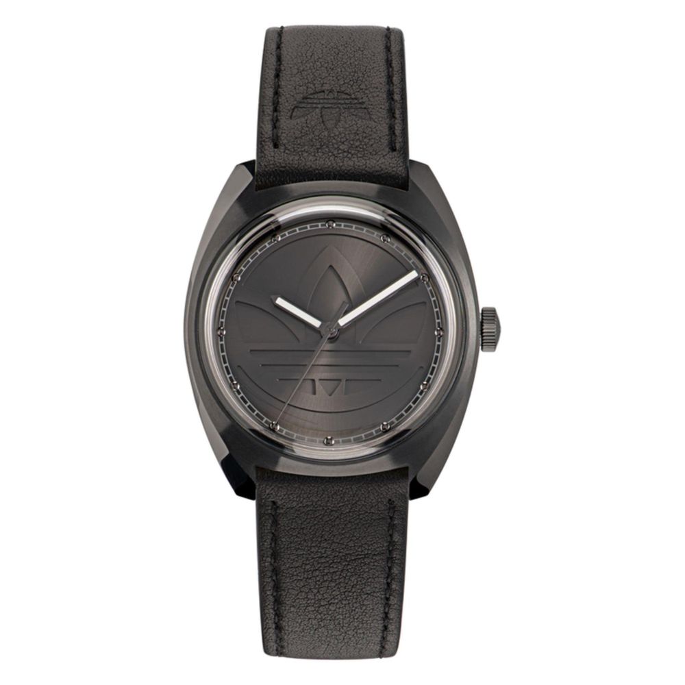 Adidas Black Leather Dress Watch | Regal Royce
