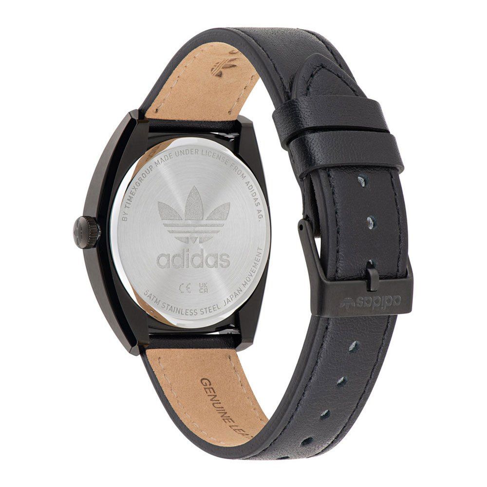 Adidas Black Leather Dress Watch | Regal Royce