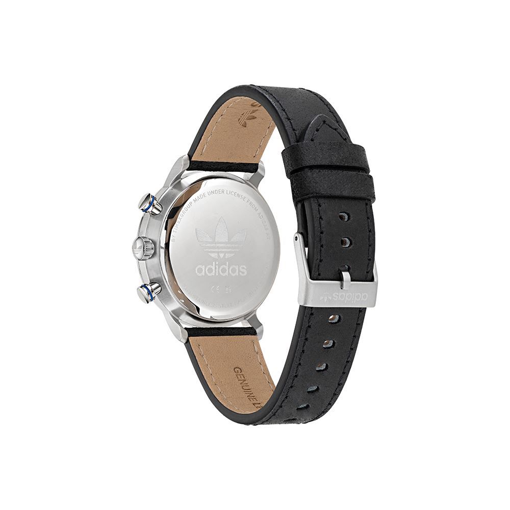 Adidas Black Leather Dress Watch | Regal Royce