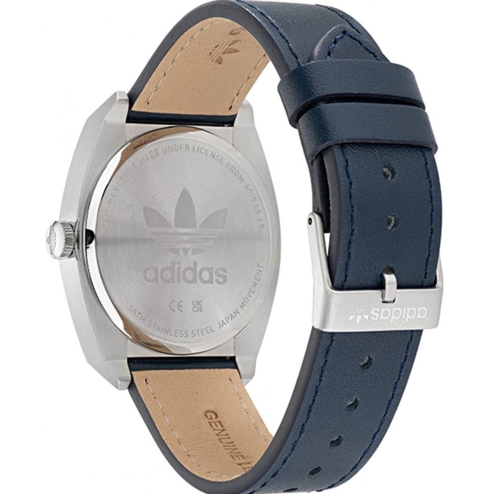 Adidas Blue Leather Dress Watch | Regal Royce