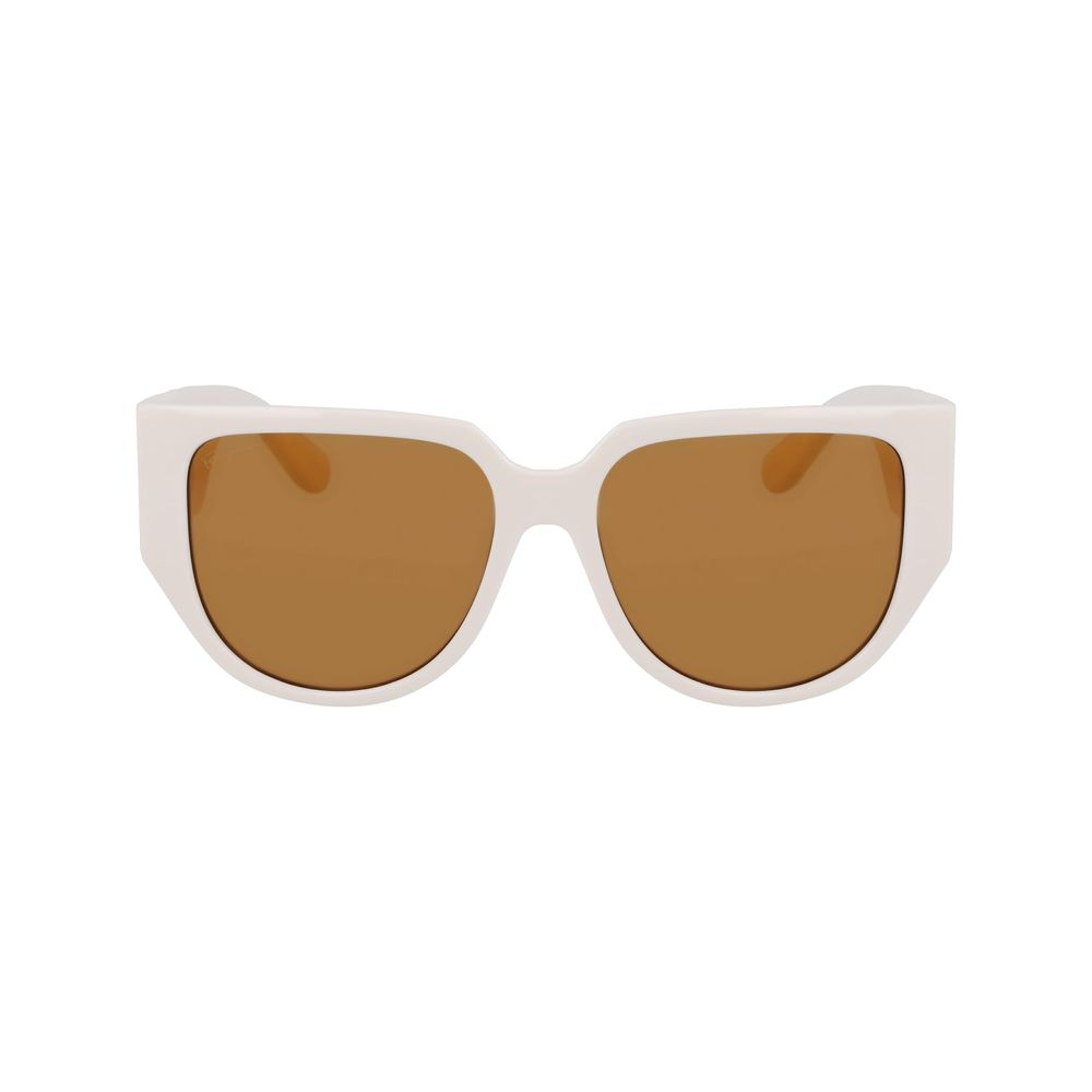 Ferragamo White Bio Injected Sunglasses | Regal Royce