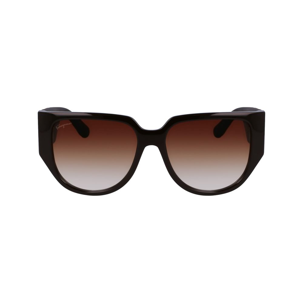 Ferragamo Brown Bio Injected Sunglasses | Regal Royce