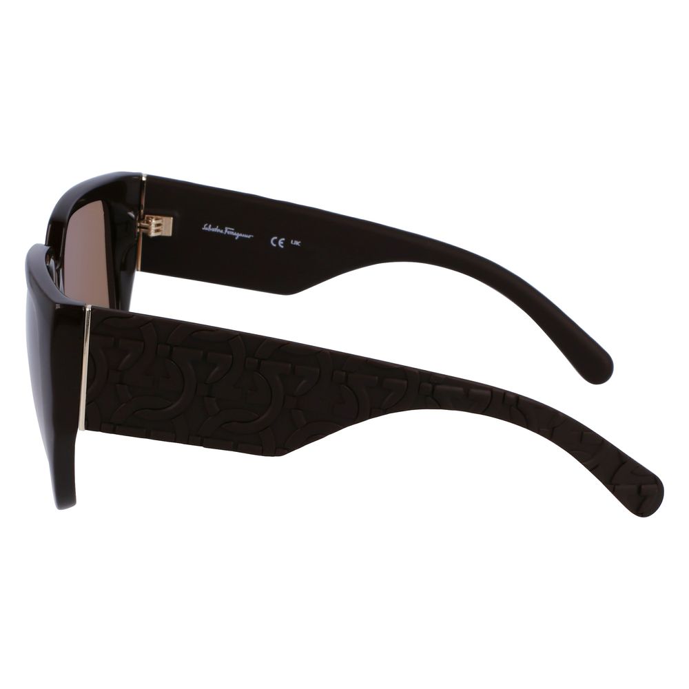 Ferragamo Brown Bio Injected Sunglasses | Regal Royce
