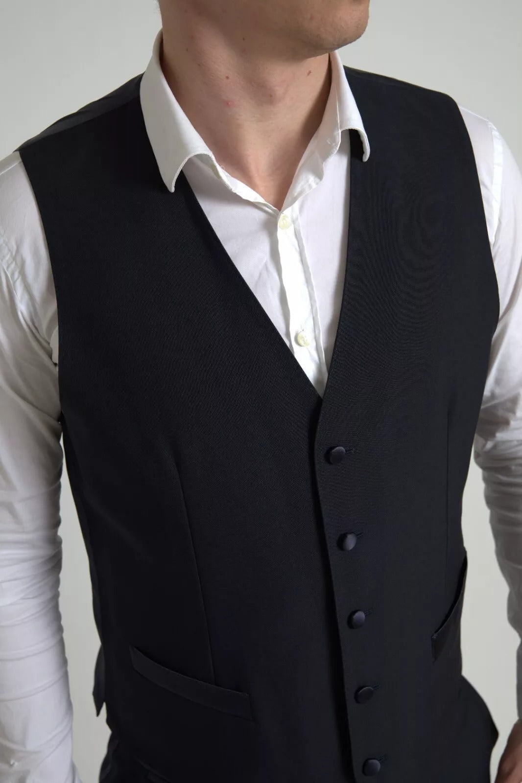 Dolce & Gabbana Black 3 Piece Single Breasted MARTINI Suit | Regal Royce