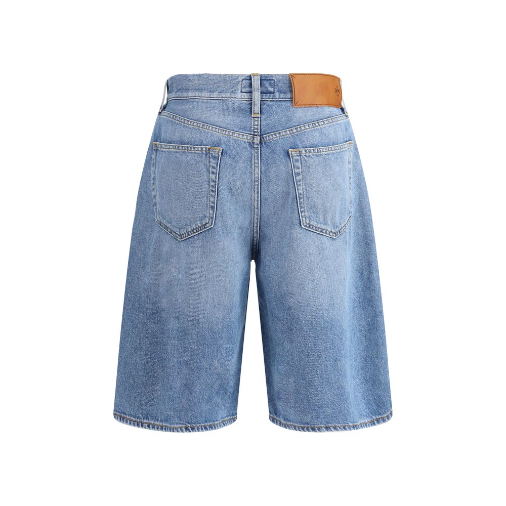 Jacob Cohen Blue Cotton Bermuda Shorts | Regal Royce