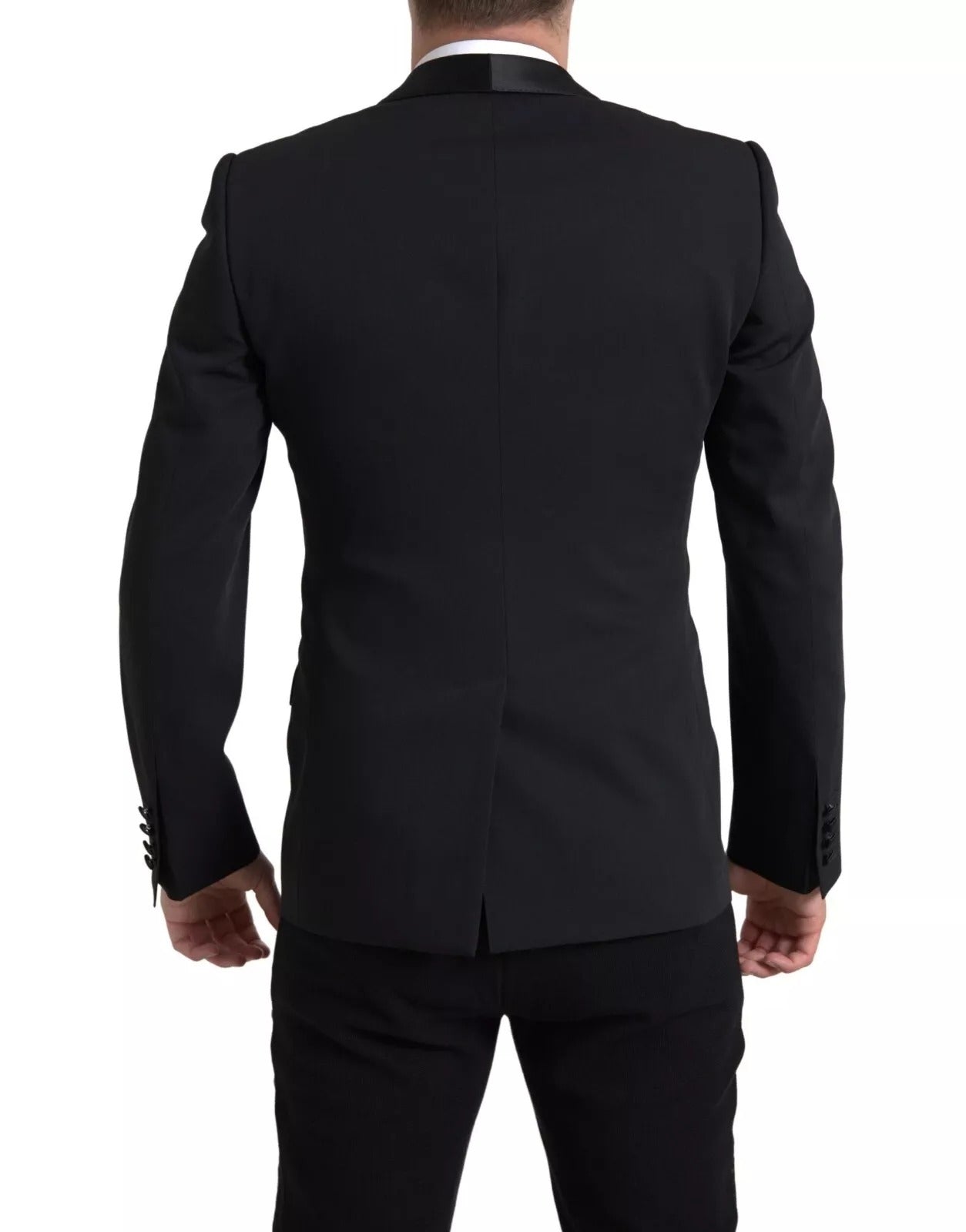 Dolce & Gabbana Black Wool Single Breasted MARTINI Blazerclothing | Regal Royce