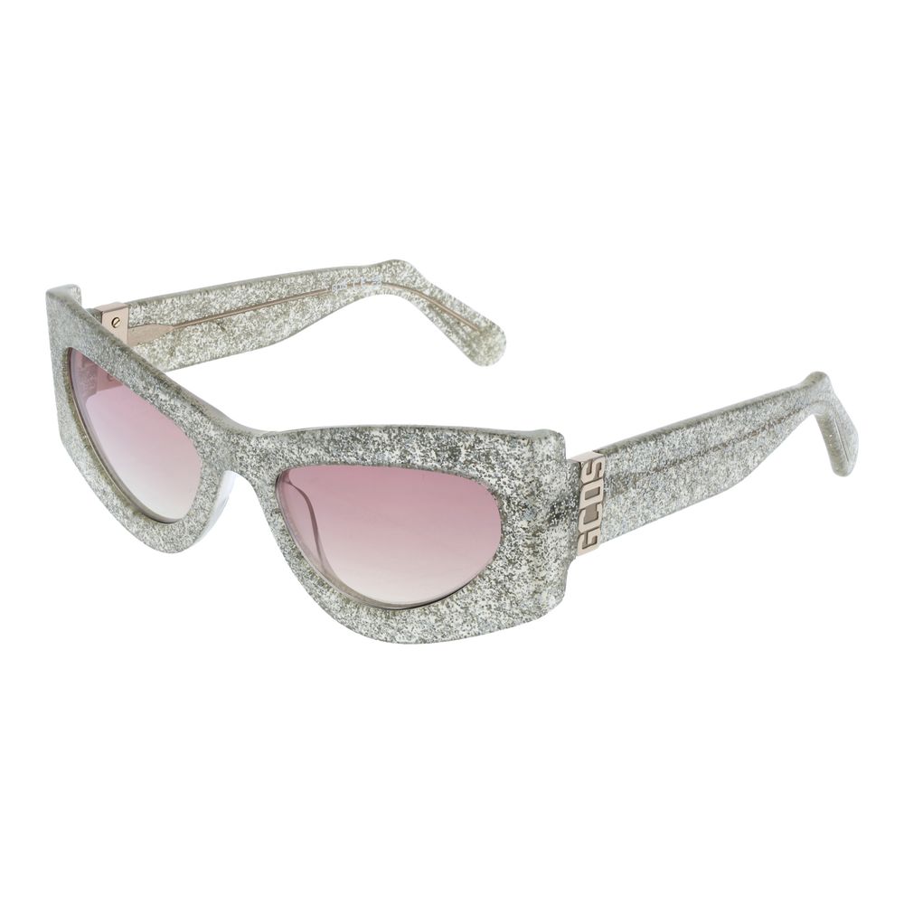 GCDS Silver Acetate Sunglasses | Regal Royce