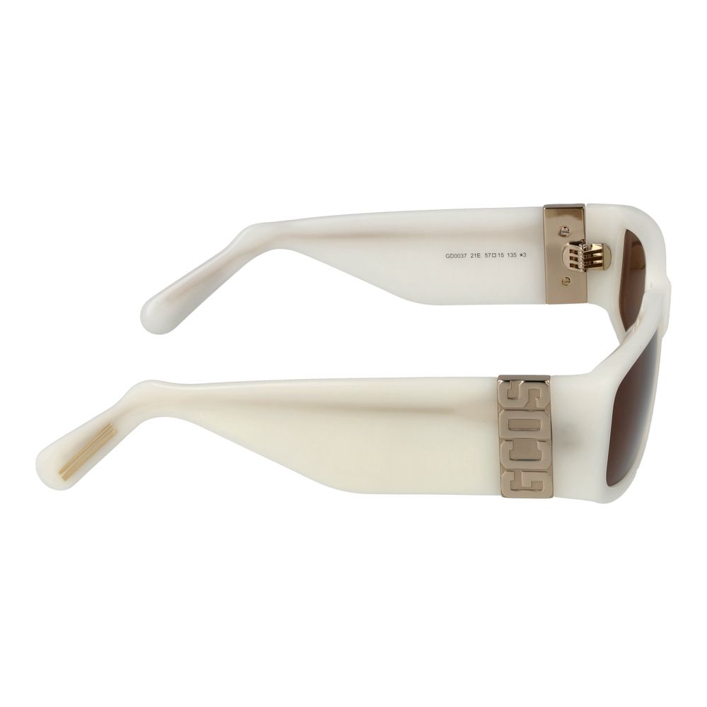 GCDS White Acetate Sunglasses | Regal Royce