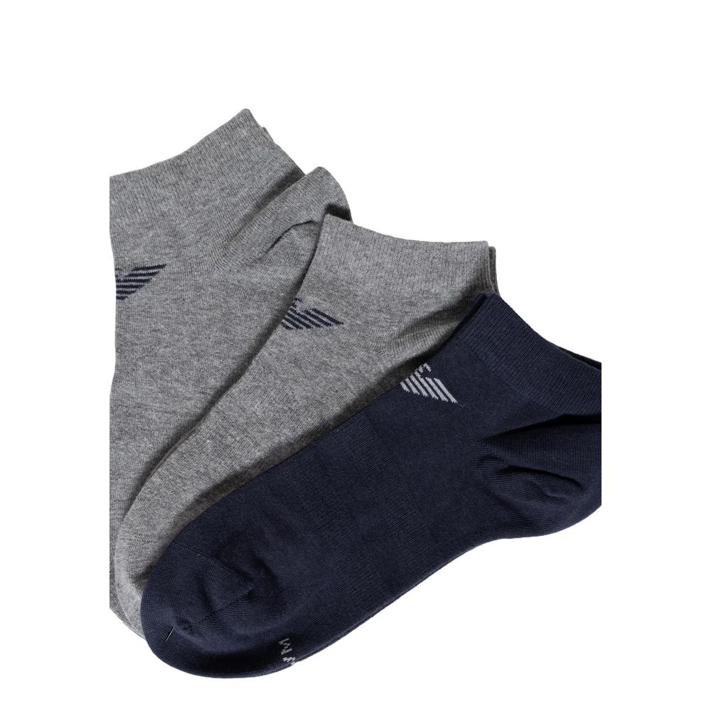 Emporio Armani Underwear Blue Cotton Socks | Regal Royce