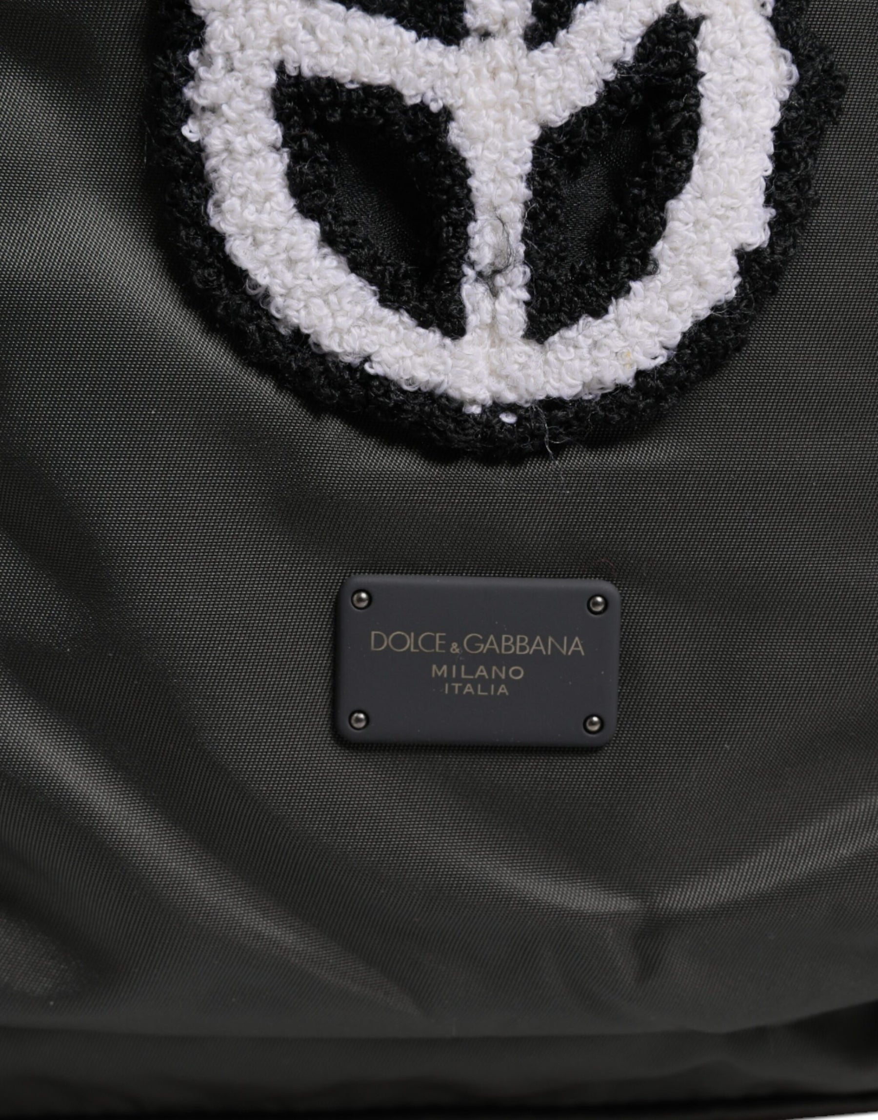 Dolce & Gabbana Gray Nylon Prince Forever School Travel Backpack Bag | Regal Royce