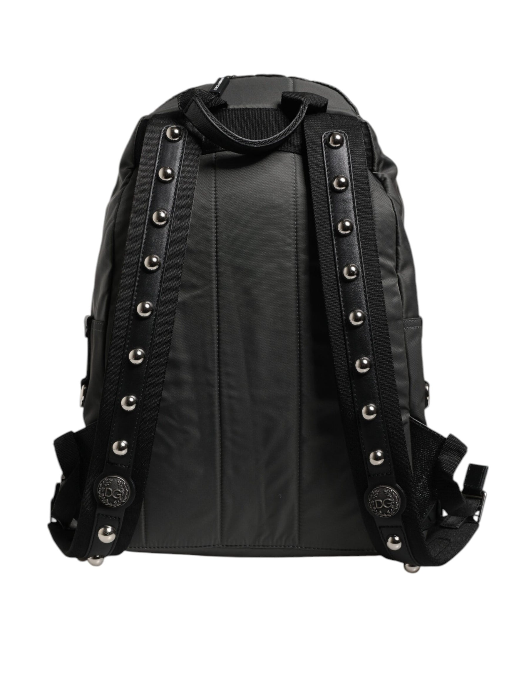 Dolce & Gabbana Gray Nylon Prince Forever School Travel Backpack Bag | Regal Royce