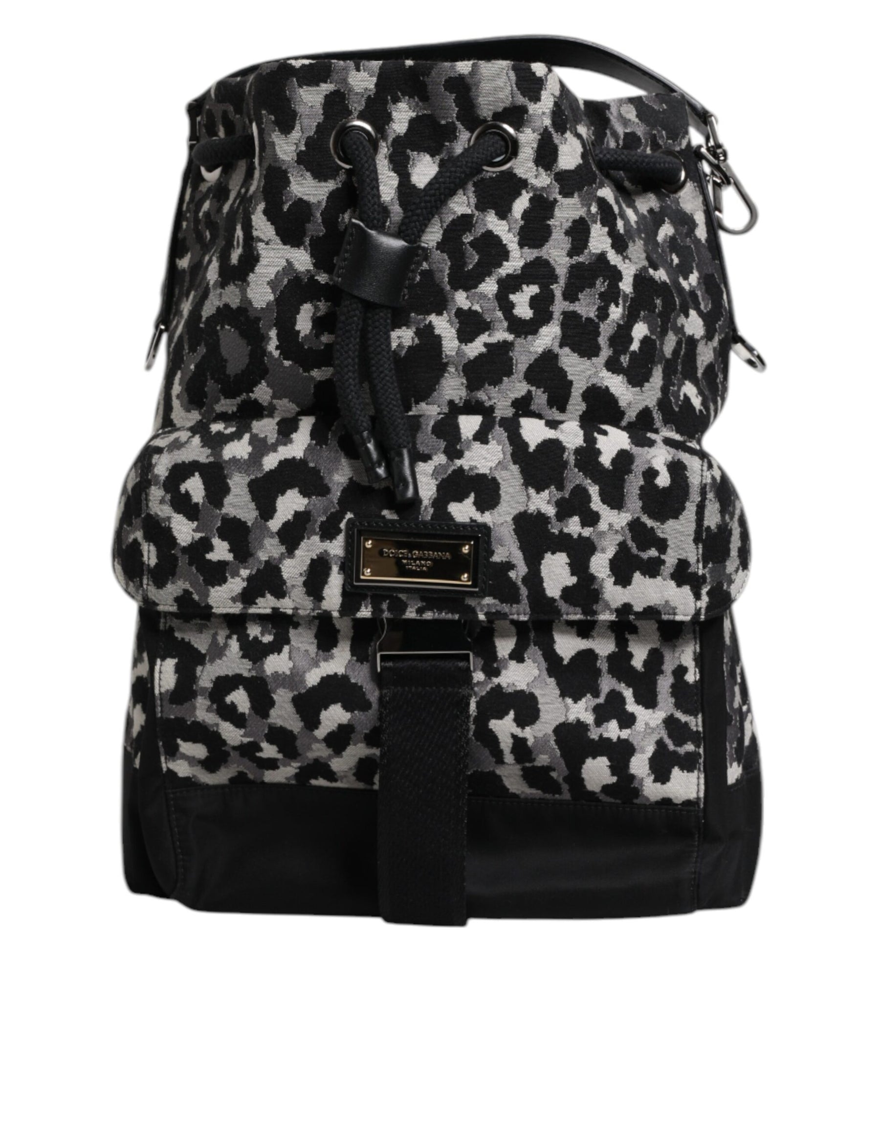 Dolce & Gabbana Multicolor Leopard Jacquard Hobo Crossbody Borse Bag | Regal Royce