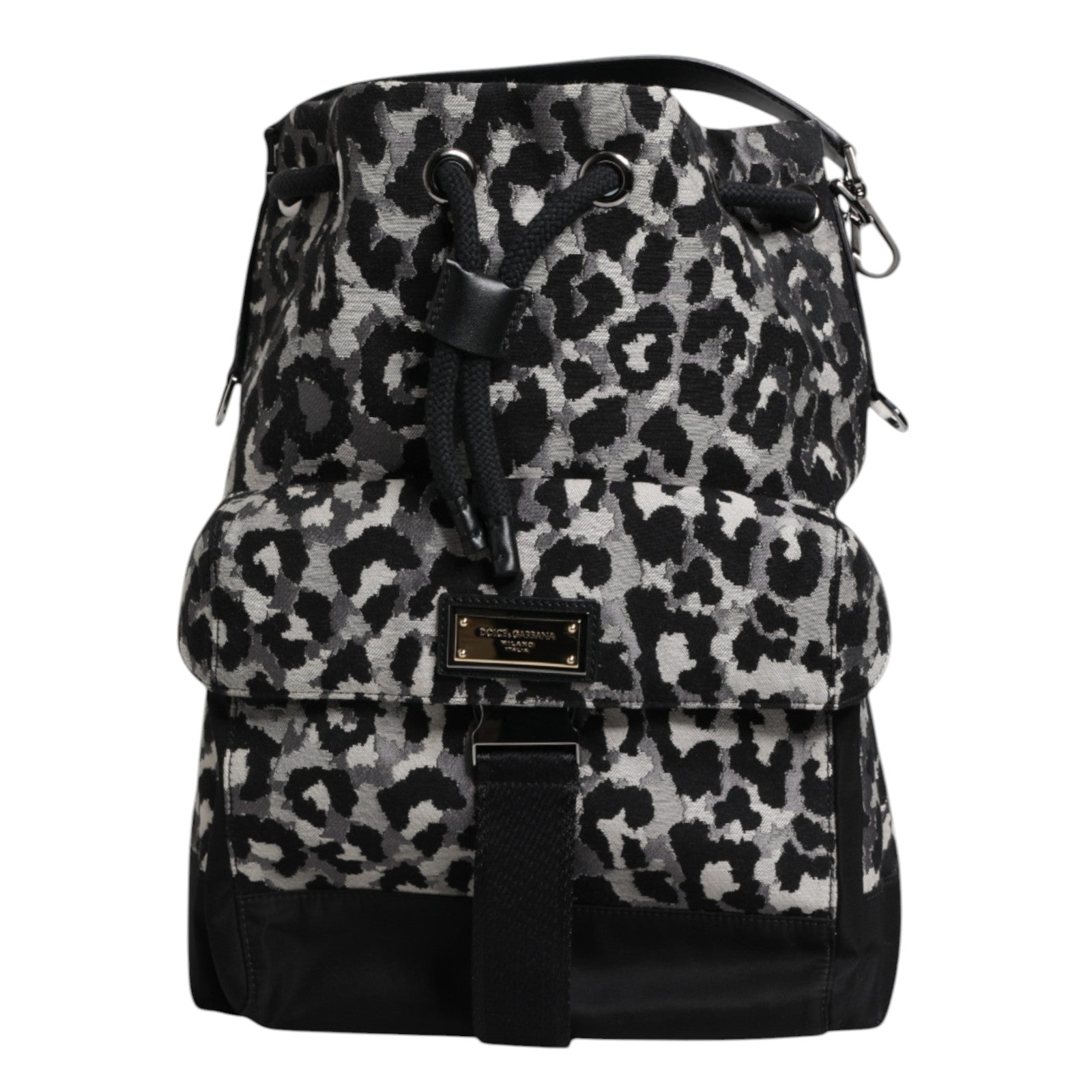 Dolce & Gabbana Multicolor Leopard Jacquard Hobo Crossbody Borse Bag | Regal Royce