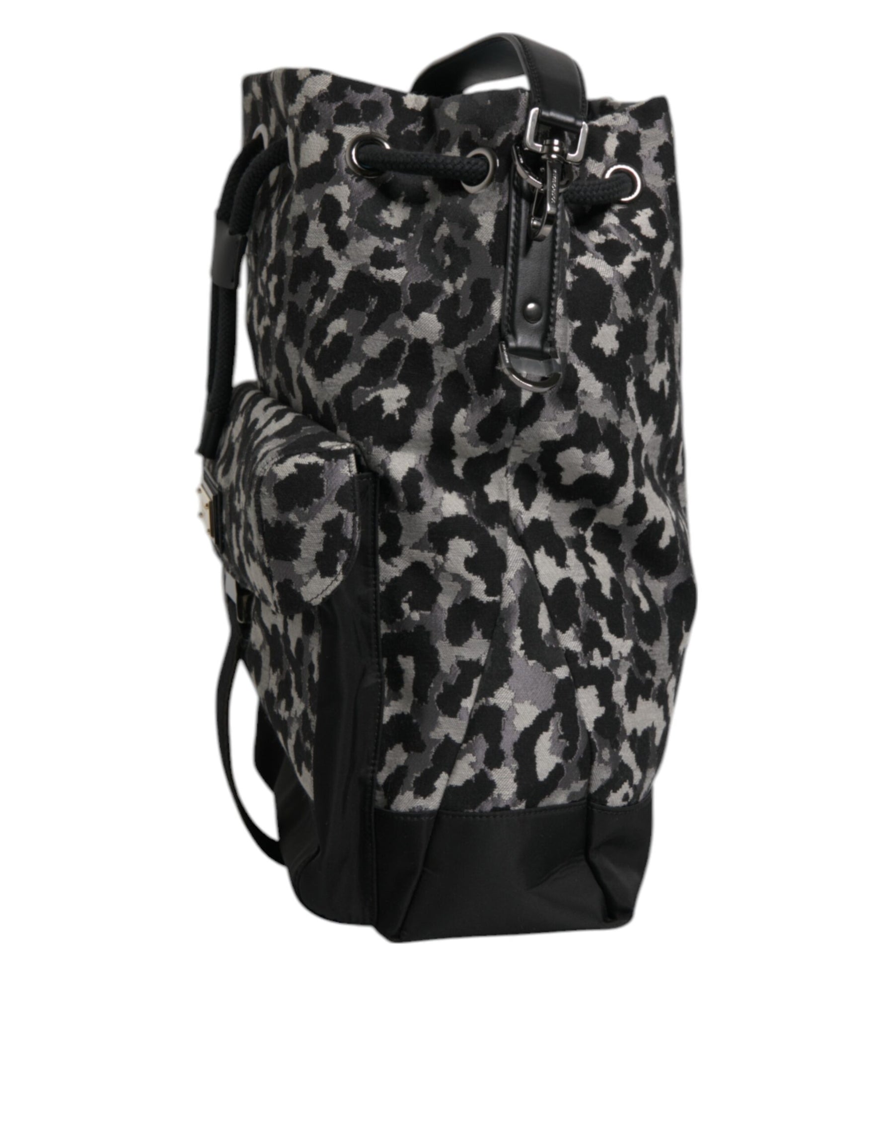 Dolce & Gabbana Multicolor Leopard Jacquard Hobo Crossbody Borse Bag | Regal Royce
