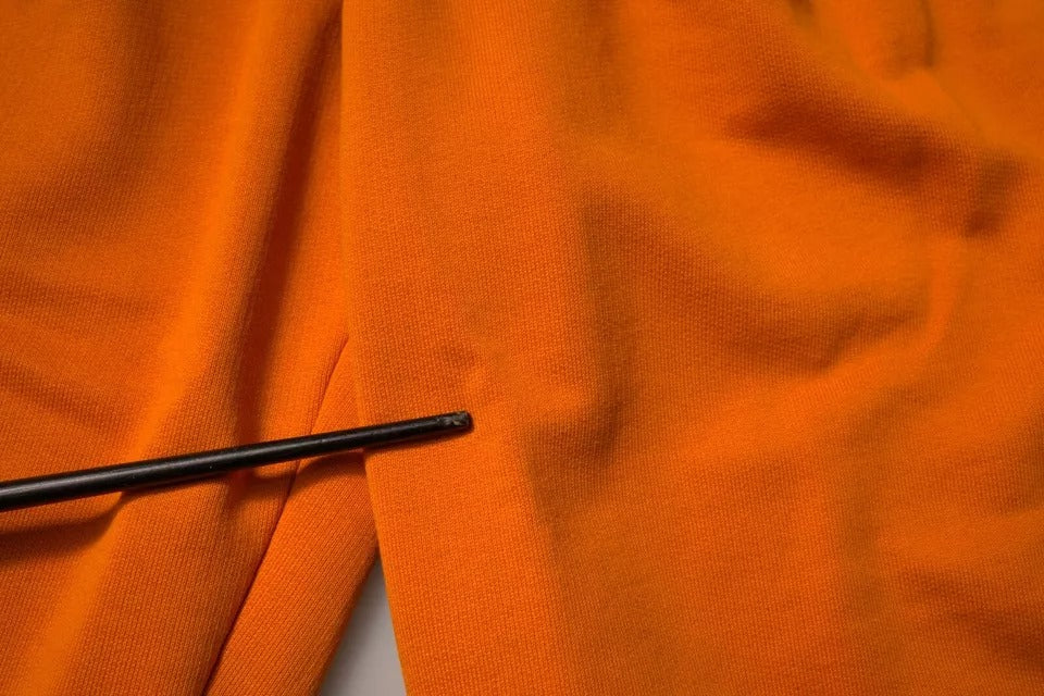 Dolce & Gabbana Orange Cotton Men Casual Cargo Bermuda Shorts | Regal Royce