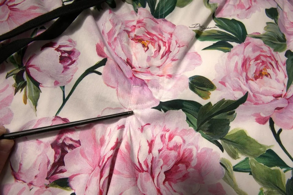 Dolce & Gabbana Multicolor Floral Cotton Men Bermuda Shorts | Regal Royce