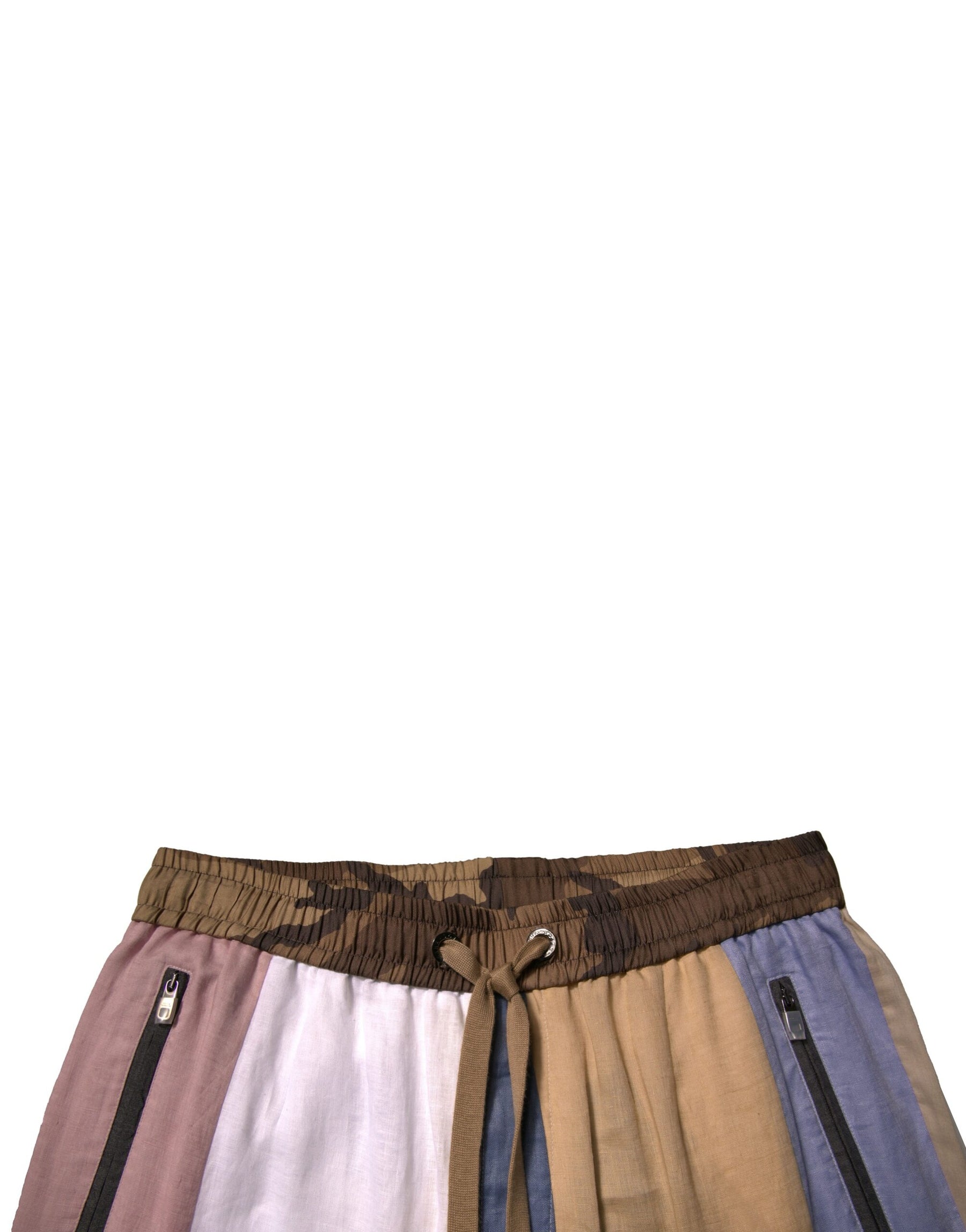 Dolce & Gabbana Multicolor Patchwork Jogger Sweatpants Pants | Regal Royce