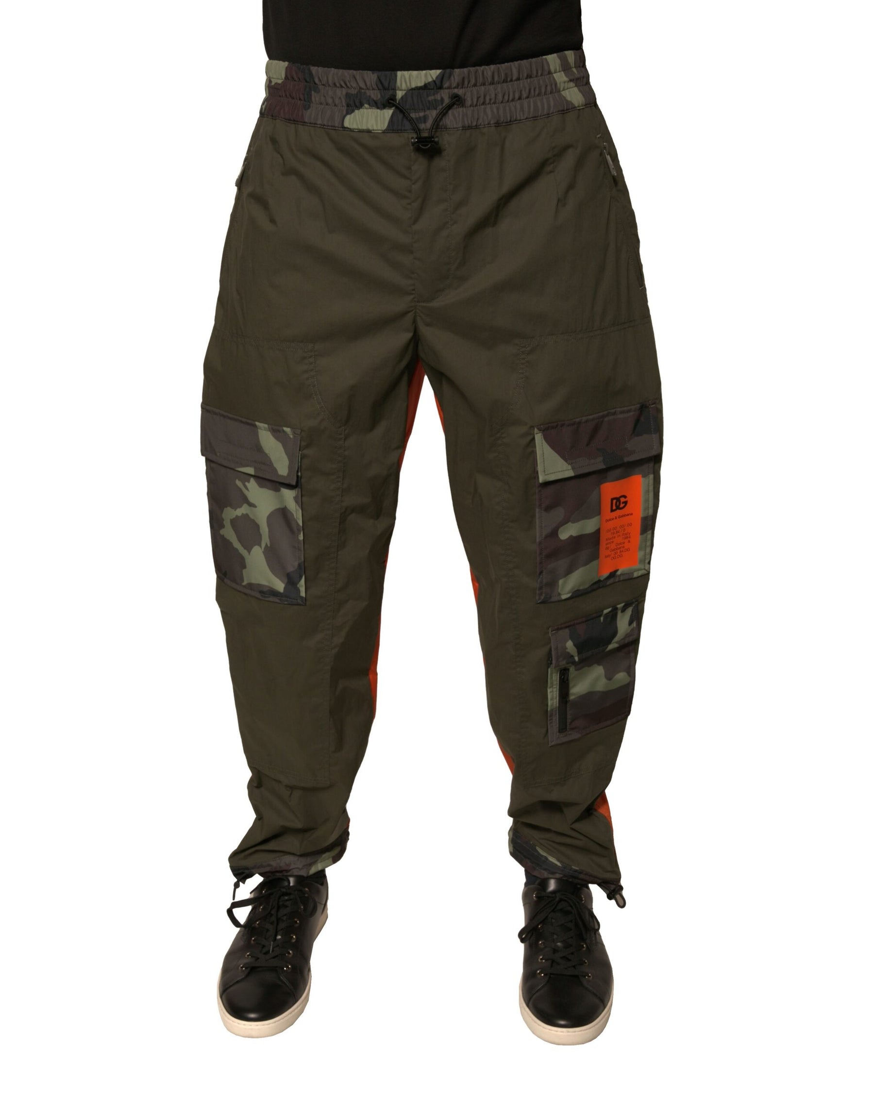 Dolce & Gabbana Multicolor Camouflage Jogger Cargo Pants | Regal Royce