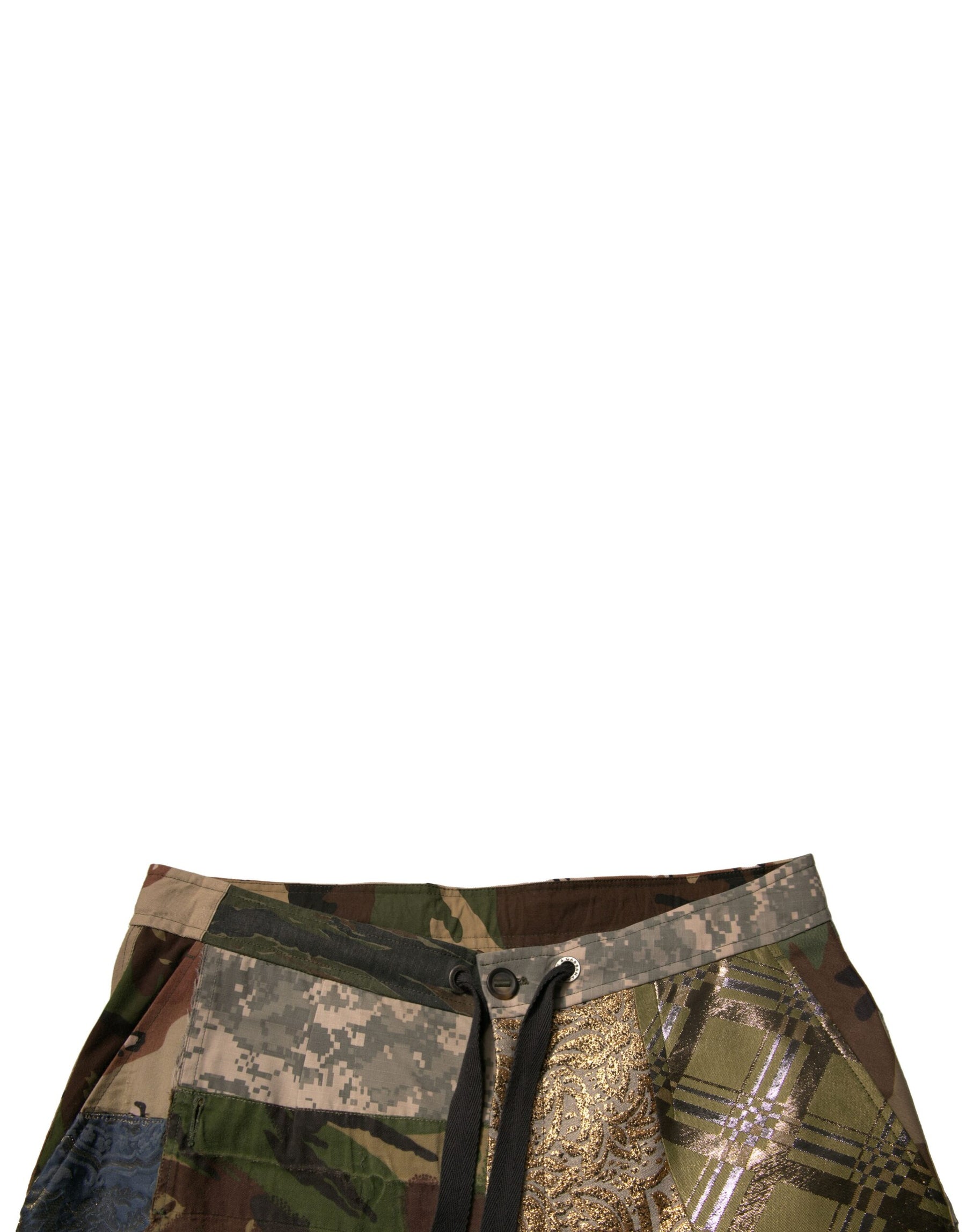 Dolce & Gabbana Multicolor Patchwork Men Jogger Pants | Regal Royce