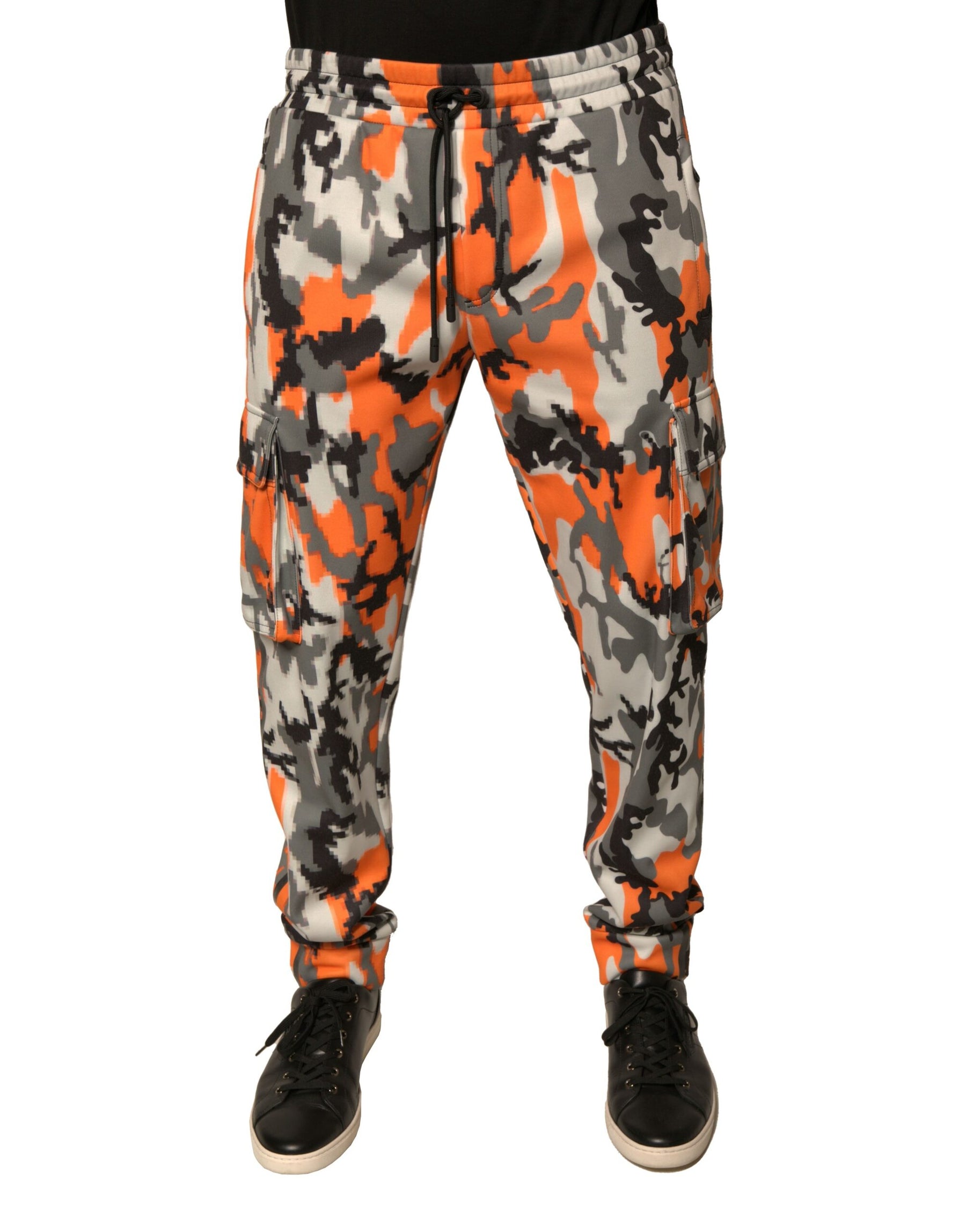 Dolce & Gabbana Multicolor Camouflage Cargo Jogger Pants | Regal Royce