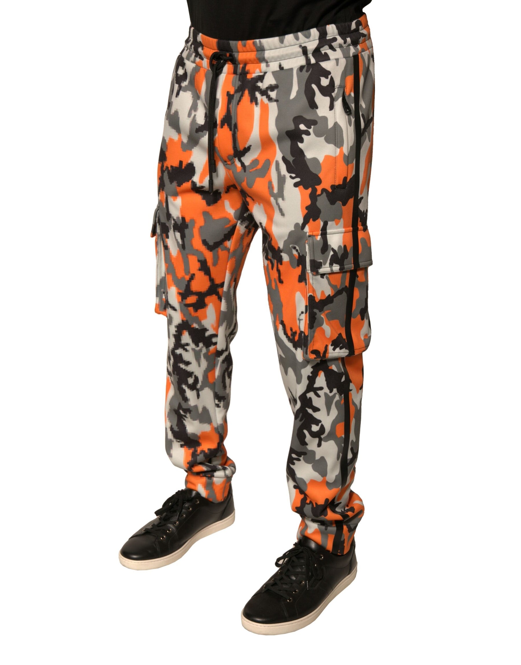 Dolce & Gabbana Multicolor Camouflage Cargo Jogger Pants | Regal Royce