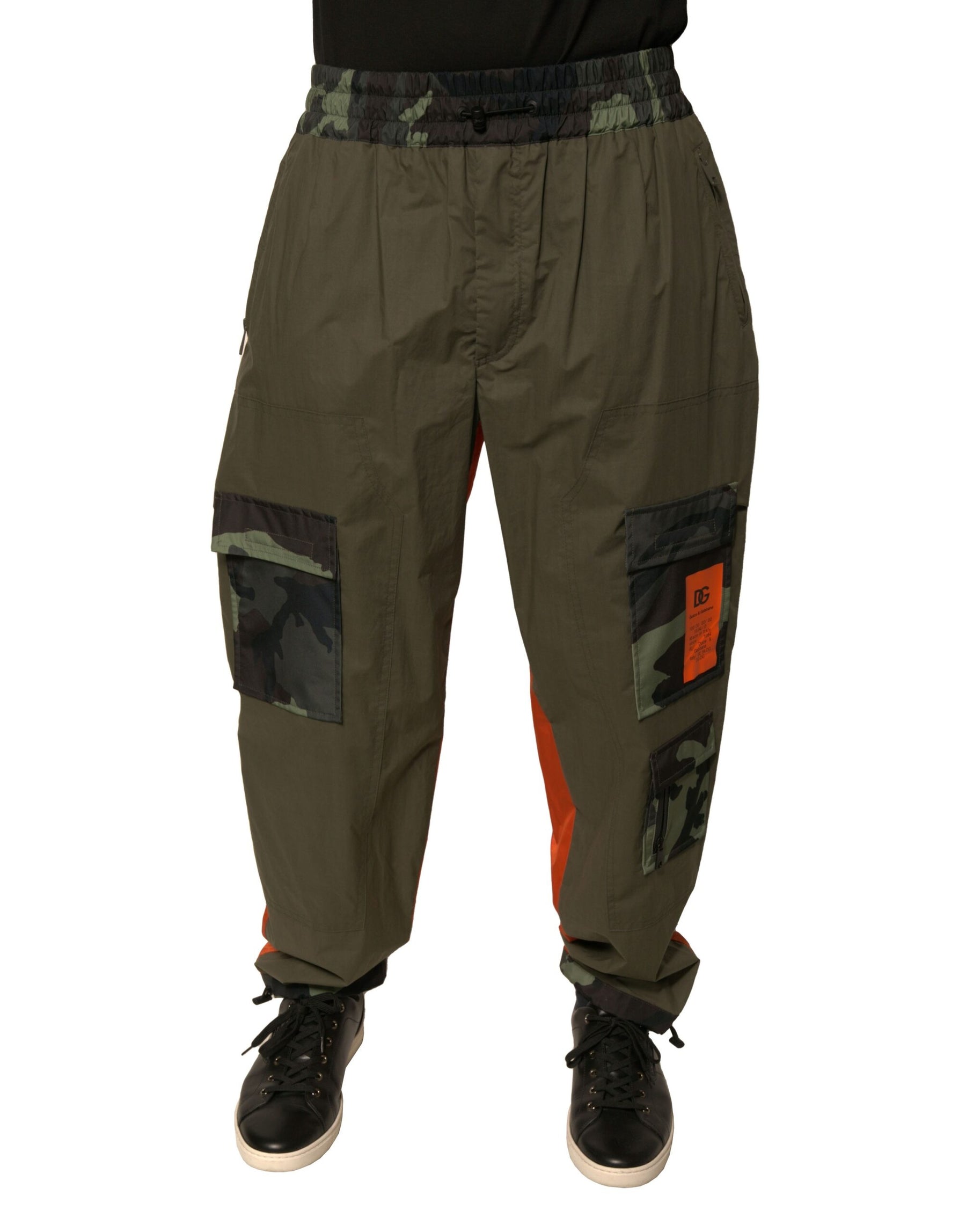 Dolce & Gabbana Multicolor Camouflage Jogger Cargo Pants | Regal Royce