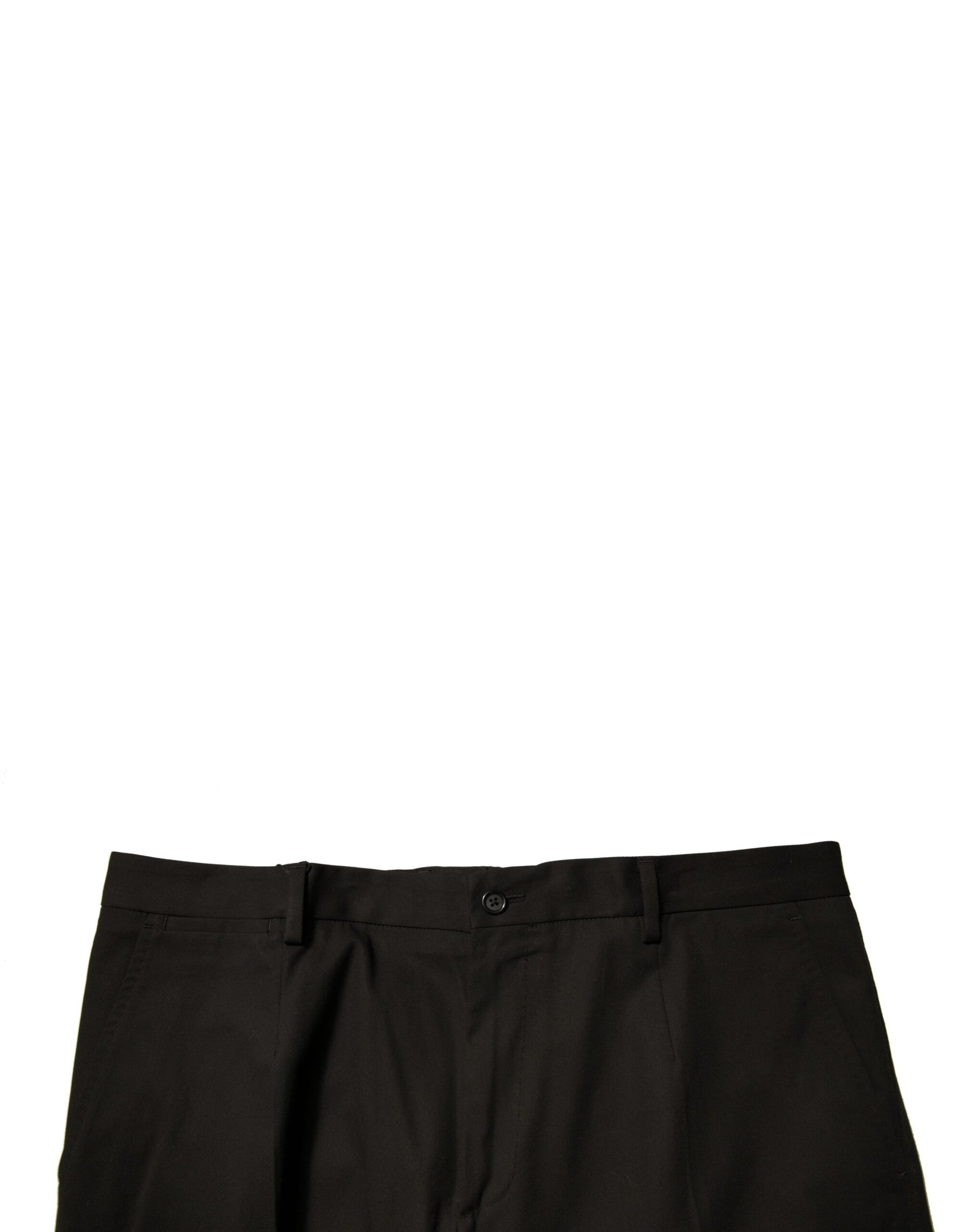 Dolce & Gabbana Black Cotton Men Cargo Casual Pants | Regal Royce