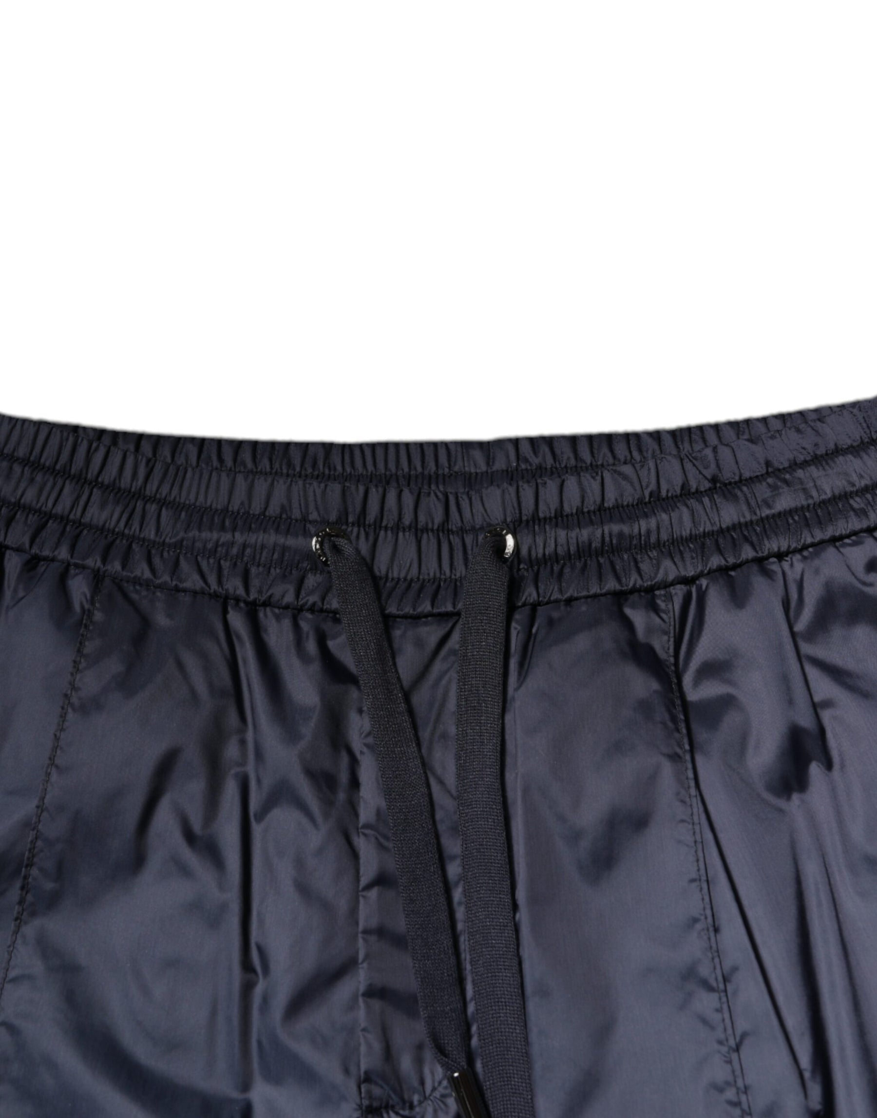 Dolce & Gabbana Dark Blue Cotton Skinny Sweatpants Pants | Regal Royce