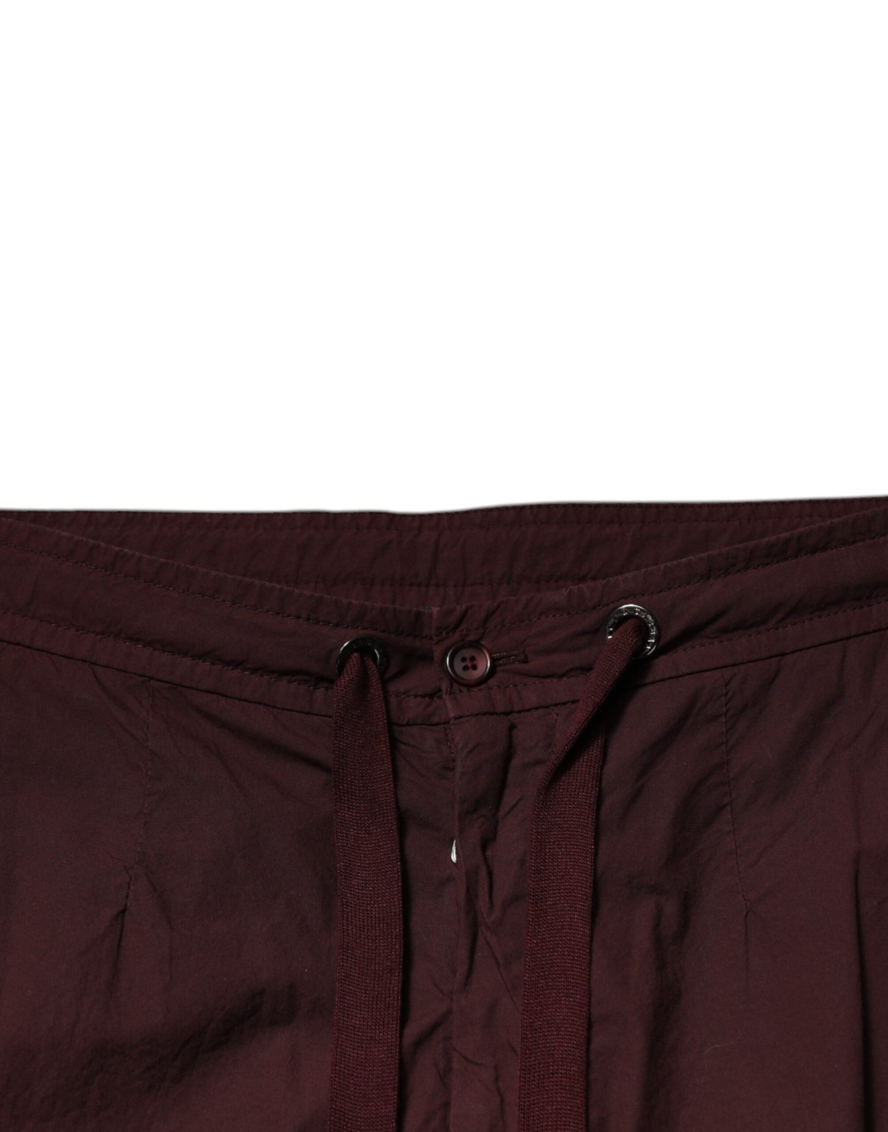 Dolce & Gabbana Bordeaux Cotton Cargo Jogger Sweatpants Pants | Regal Royce