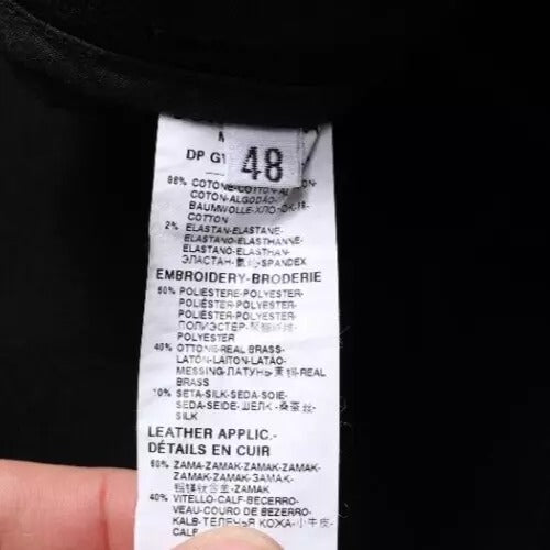 Dolce & Gabbana Black DG Crown Logo Cotton Skinny Denim Jeans | Regal Royce