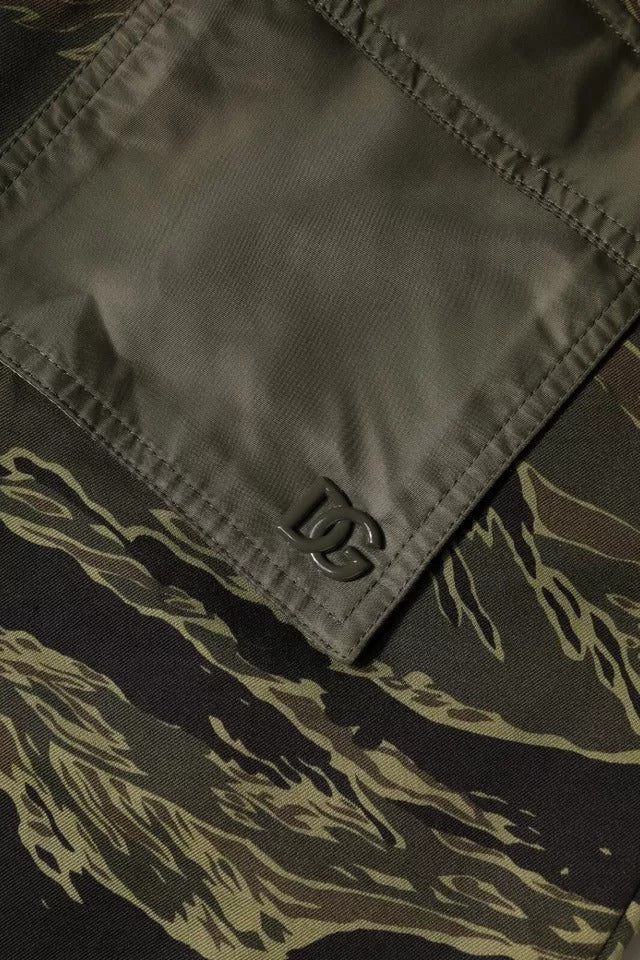 Dolce & Gabbana Green Cotton Jogger Cargo Pants | Regal Royce